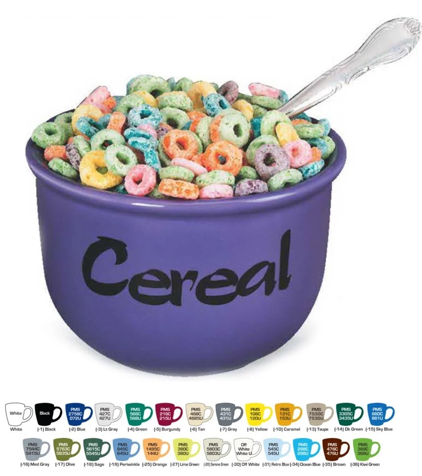 Personalized Cereal Bowl USA Made 20 oz Eco Promotional Products
